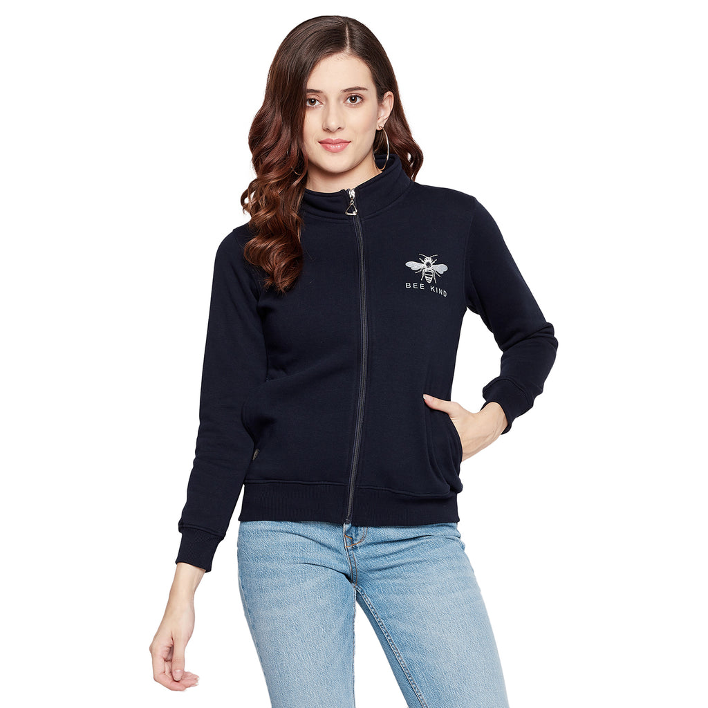 Duke Urban Women Full Sleeve Zipper Sweatshirt (MLFX675)