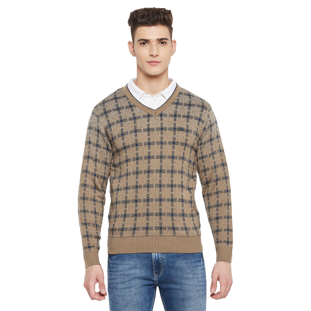 Duke Urban Men Full Sleeve V Neck Sweater (SDS2049)