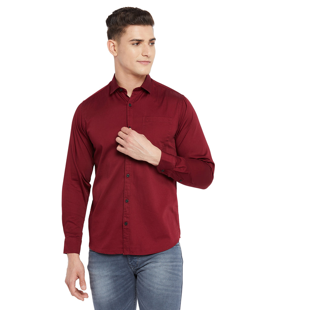 Duke Urban Men Full Sleeve  Cotton Shirt (SDO5SATR)