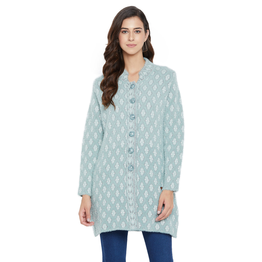 Duke Urban Women Full Sleeve Long Cardigan (SDS9651)