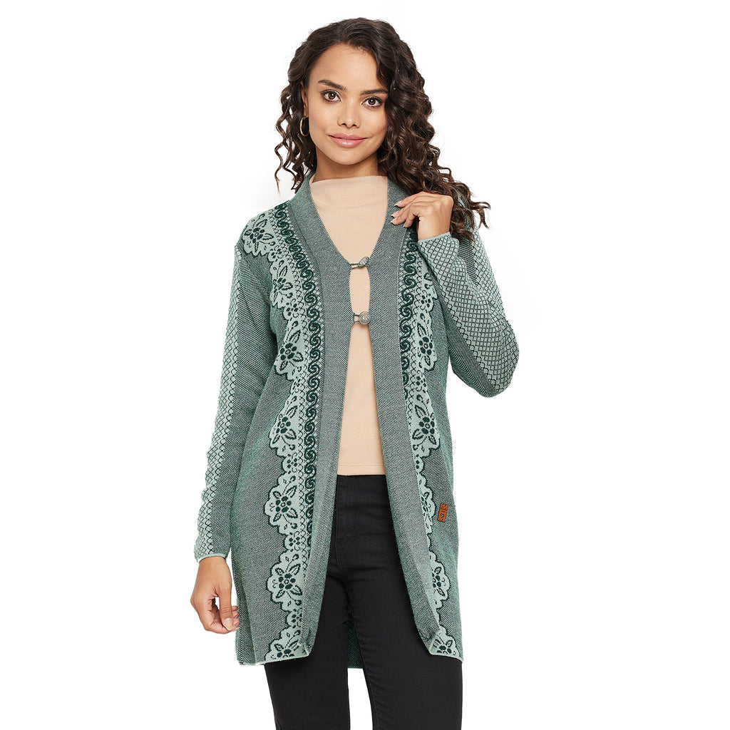 Duke Urban Women Full sleeve V Neck Cardigan (SDS1133)