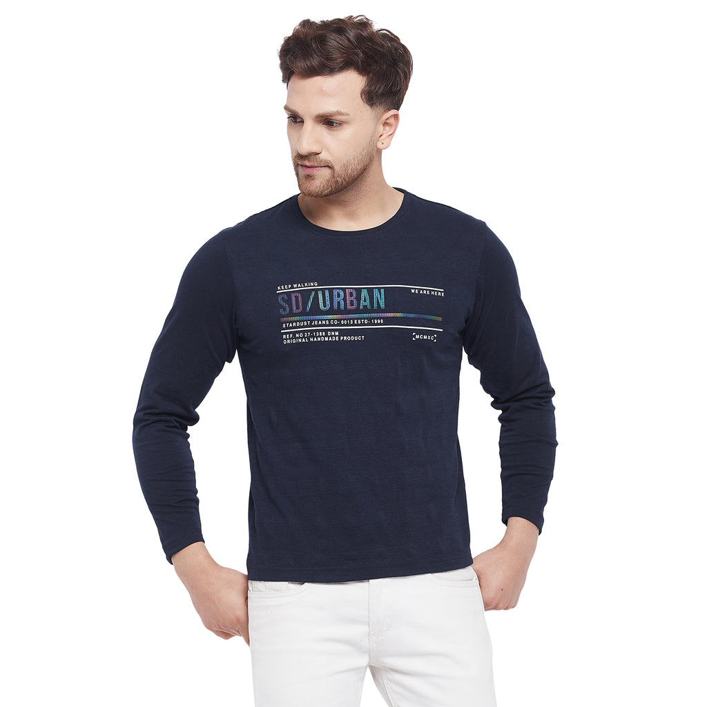 Duke Urban Men Full Sleeve Cotton T-Shirt (LF3929)