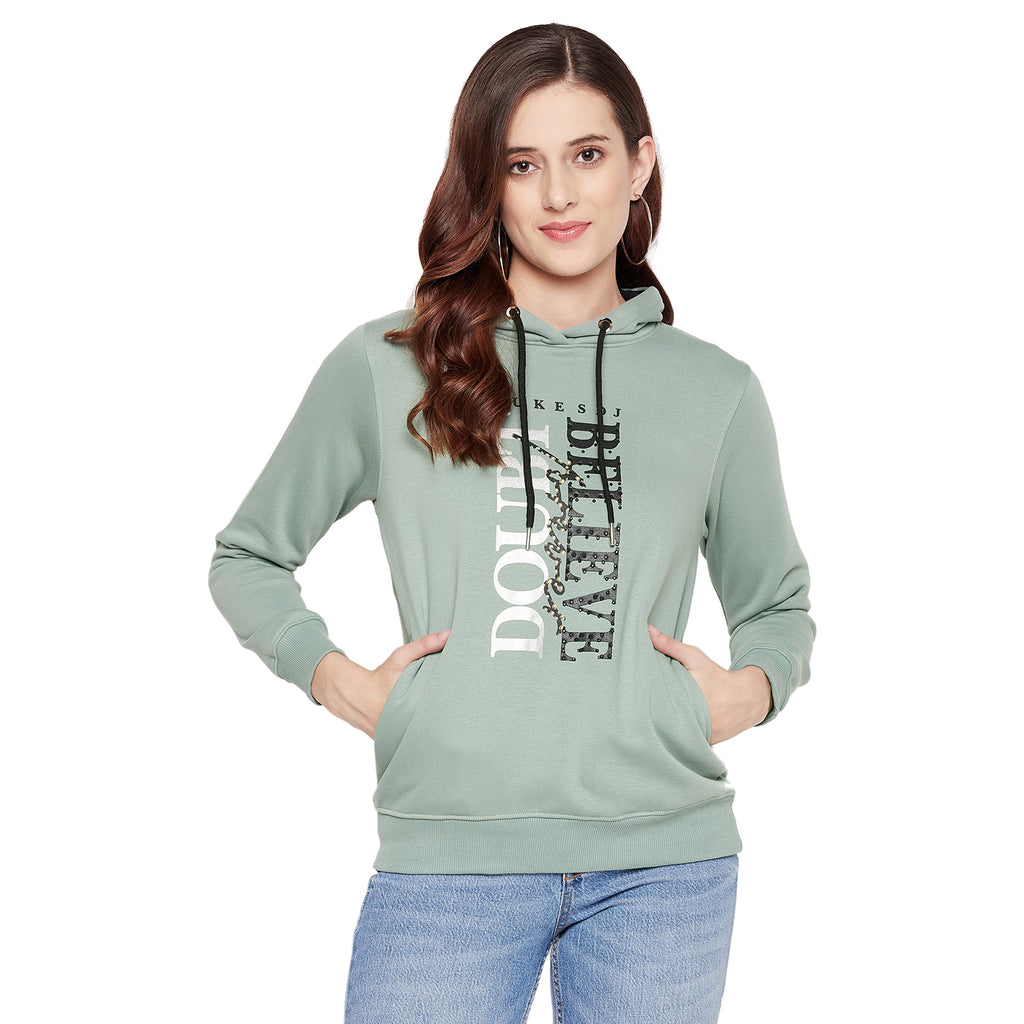 Duke Urban Women Full Sleeve Hooded Sweatshirt (LFX820)