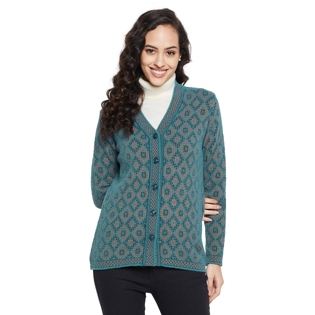 Duke Urban Women Full sleeve V Neck Cardigan (SDS1052)