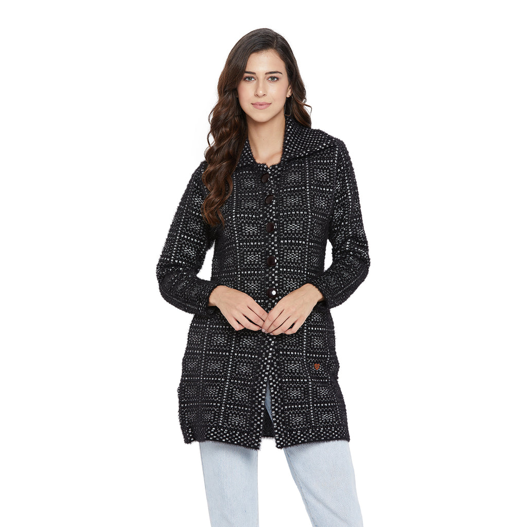 Duke Urban Women Full Sleeve Long Cardigan (SDS973)