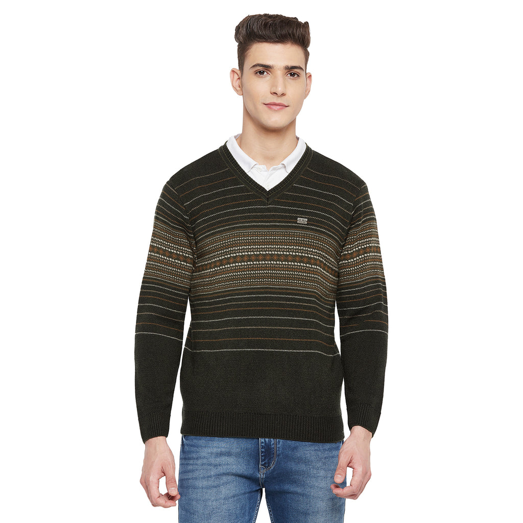 Duke Urban Men Full Sleeve V Neck Sweater (SDS2050)