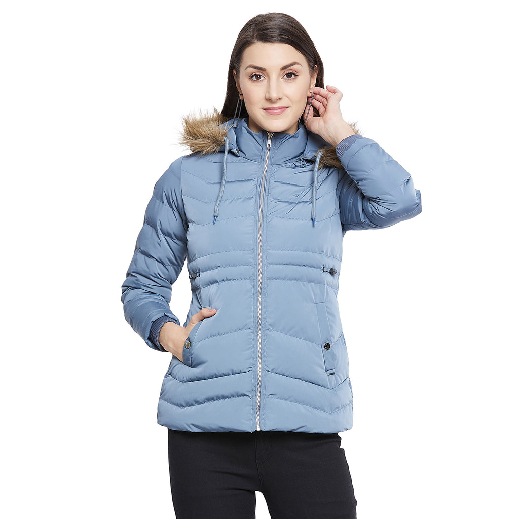 Duke Urban Women Full Sleeve Puffer Jacket (SDZ6690)