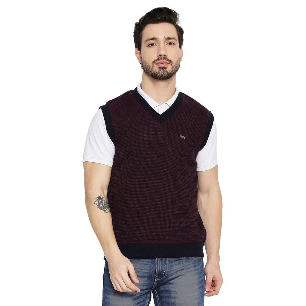 Duke Urban Men Sleeveless Reversible Sweater (SDS2037)