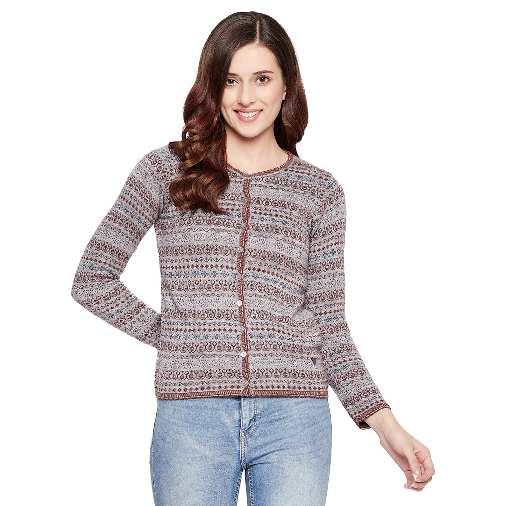Duke Urban Women Full Sleeve Cardigan (SDS9621)