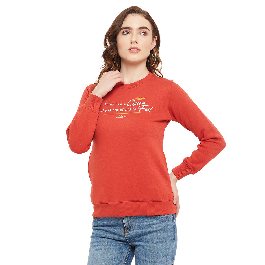 Duke Urban Women Printed Sweatshirt (LFX872)