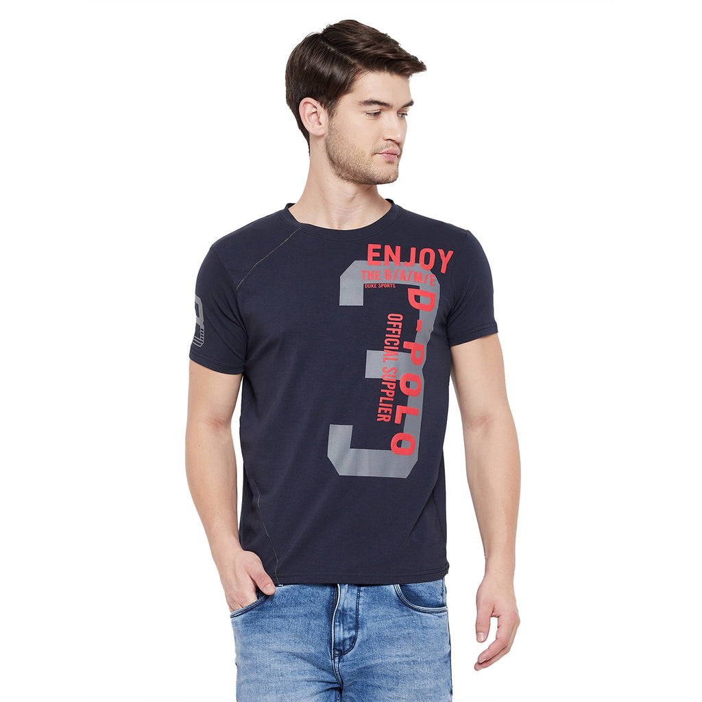 Duke Urban Men Half Sleeve Cotton T-shirt (LQ3927)