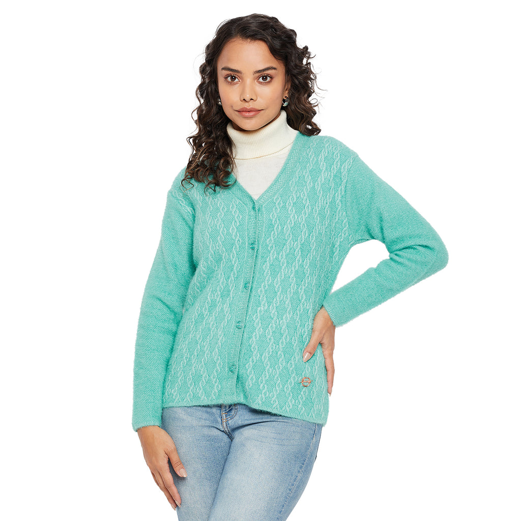 Duke Urban Women V Neck Cardigan  (SDS9725)