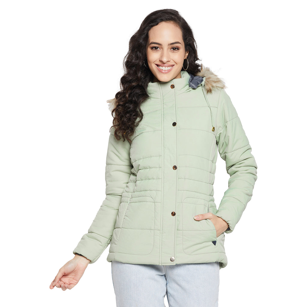 Duke Urban Women Full sleeve Hooded Jacket (SDZ1945)