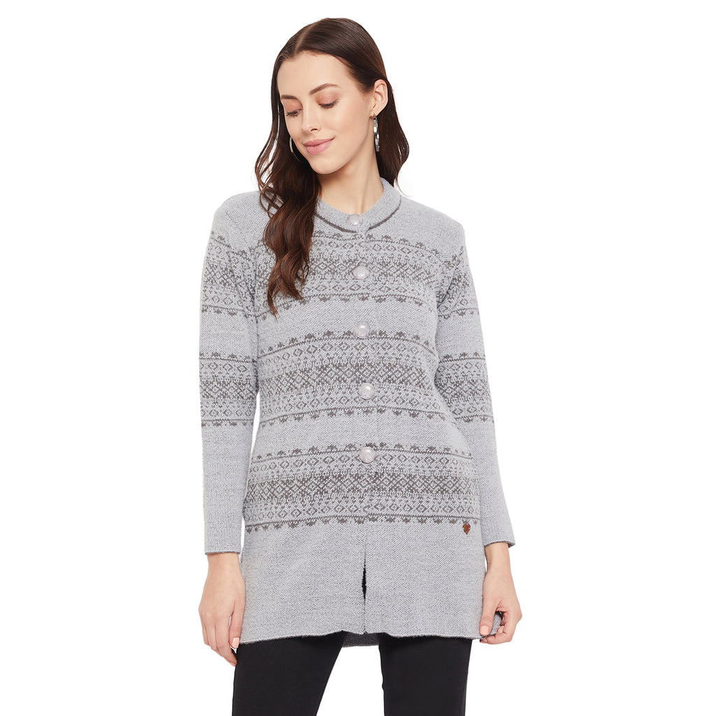 Duke Urban Women Full Sleeve Long Cardigan (SDS9645)