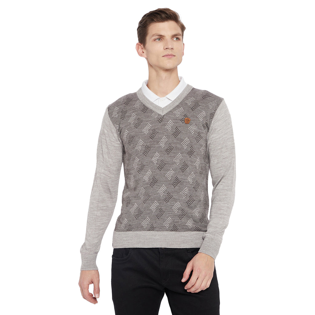 Duke Urban Men Full Sleeve V Neck Sweater (SDS8037)