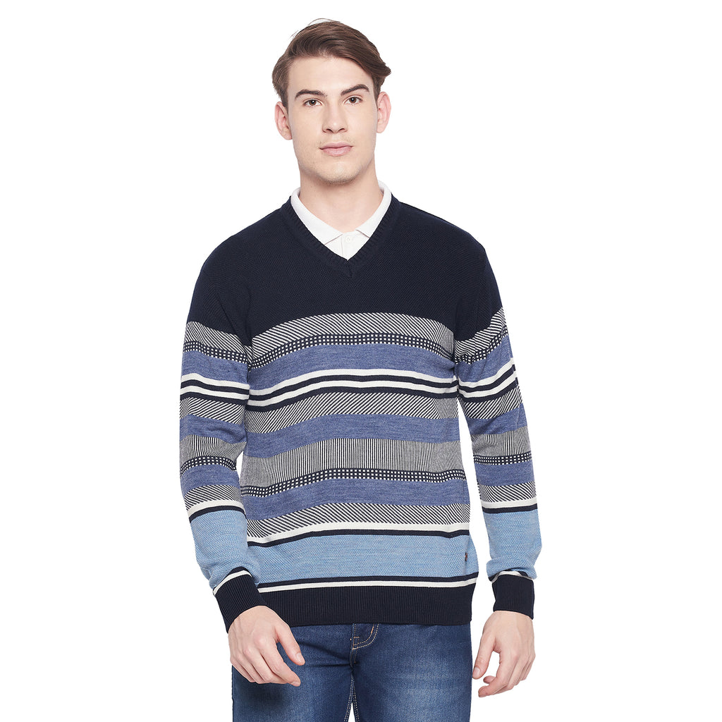 Duke Urban Men Full Sleeve V Neck Sweater (SDS2044)