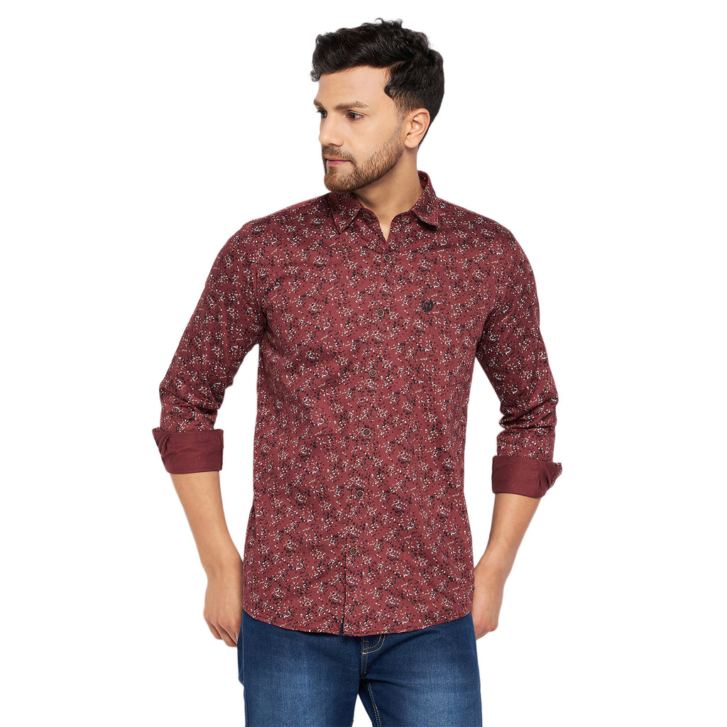 Duke Urban Men Full Sleeve Cotton Shirt (SDO6PRTG)