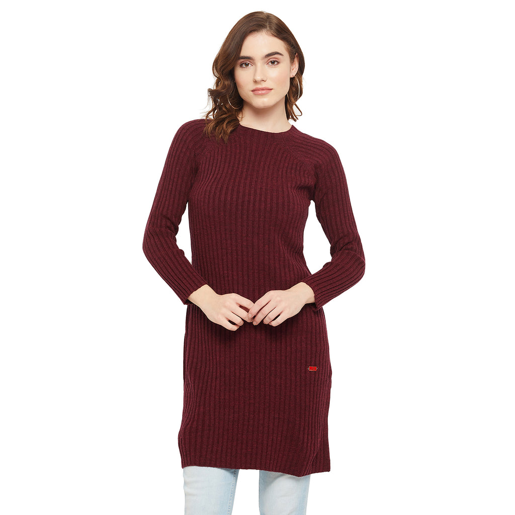 Duke Urban Women Solid Long Pullover (SDS1028)