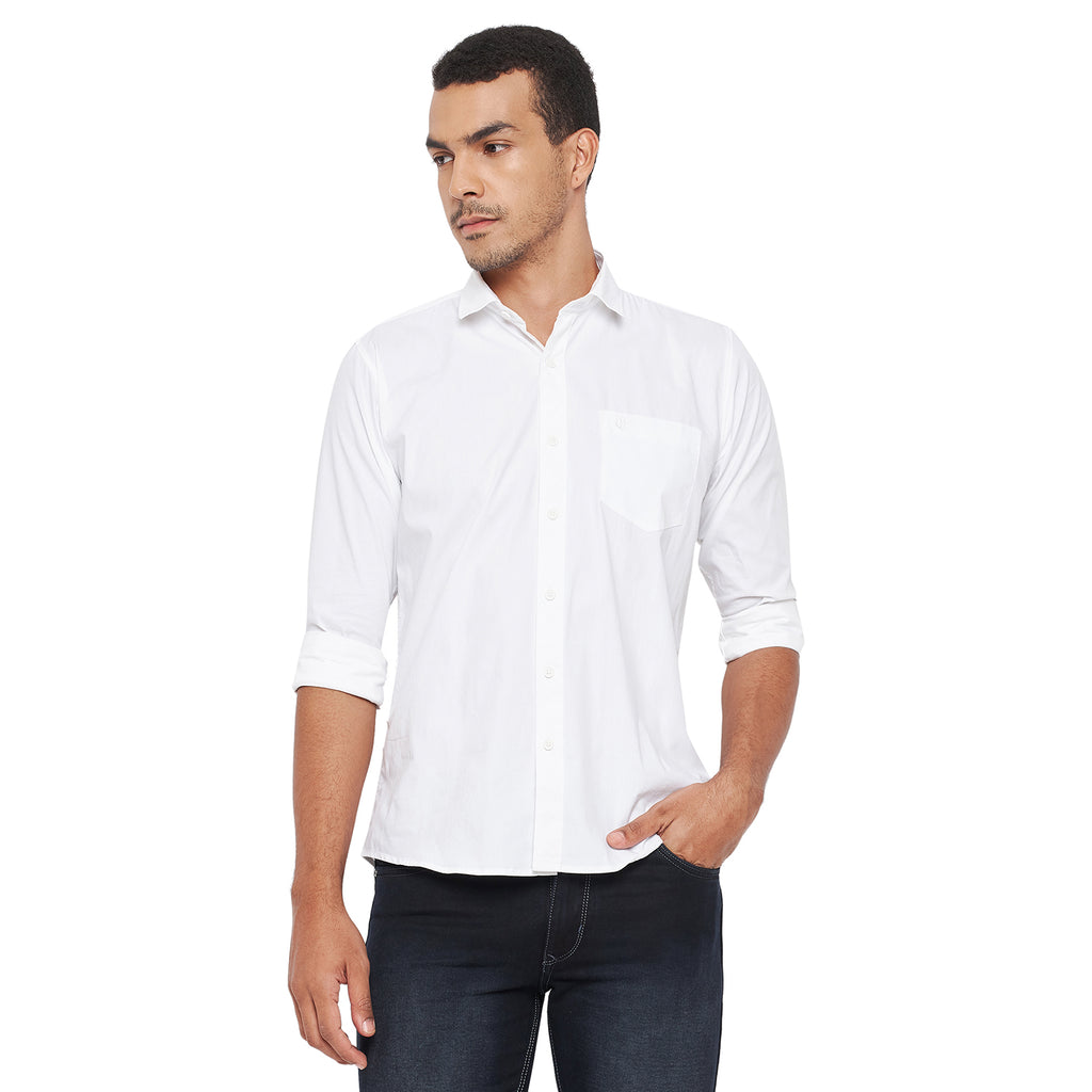 Duke Urban Men Full Sleeve Cotton Shirt (SDO8PLPS)