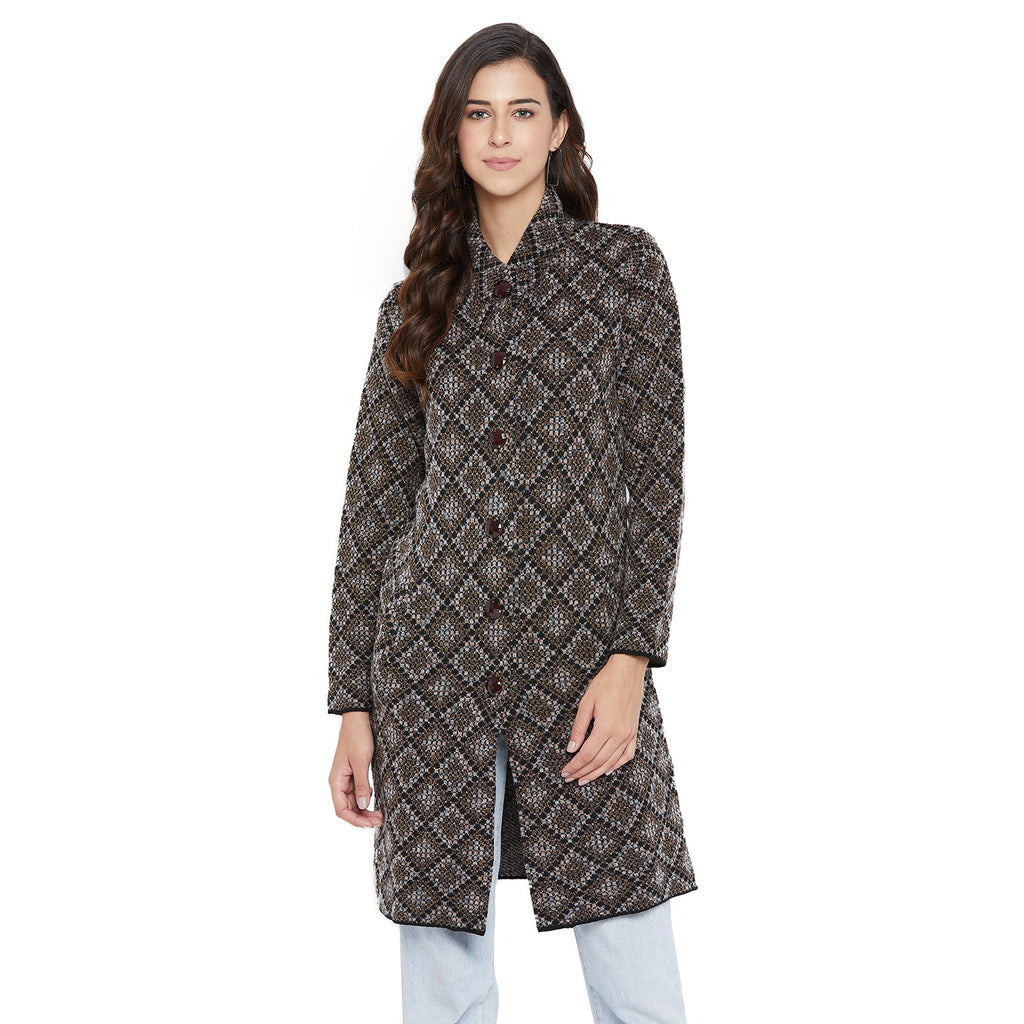Duke Urban Women Full Sleeve Long Cardigan (SDS959)