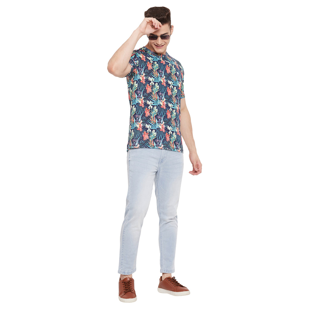 Duke Urban Men Half Sleeve Cotton T-shirt (LF5713)