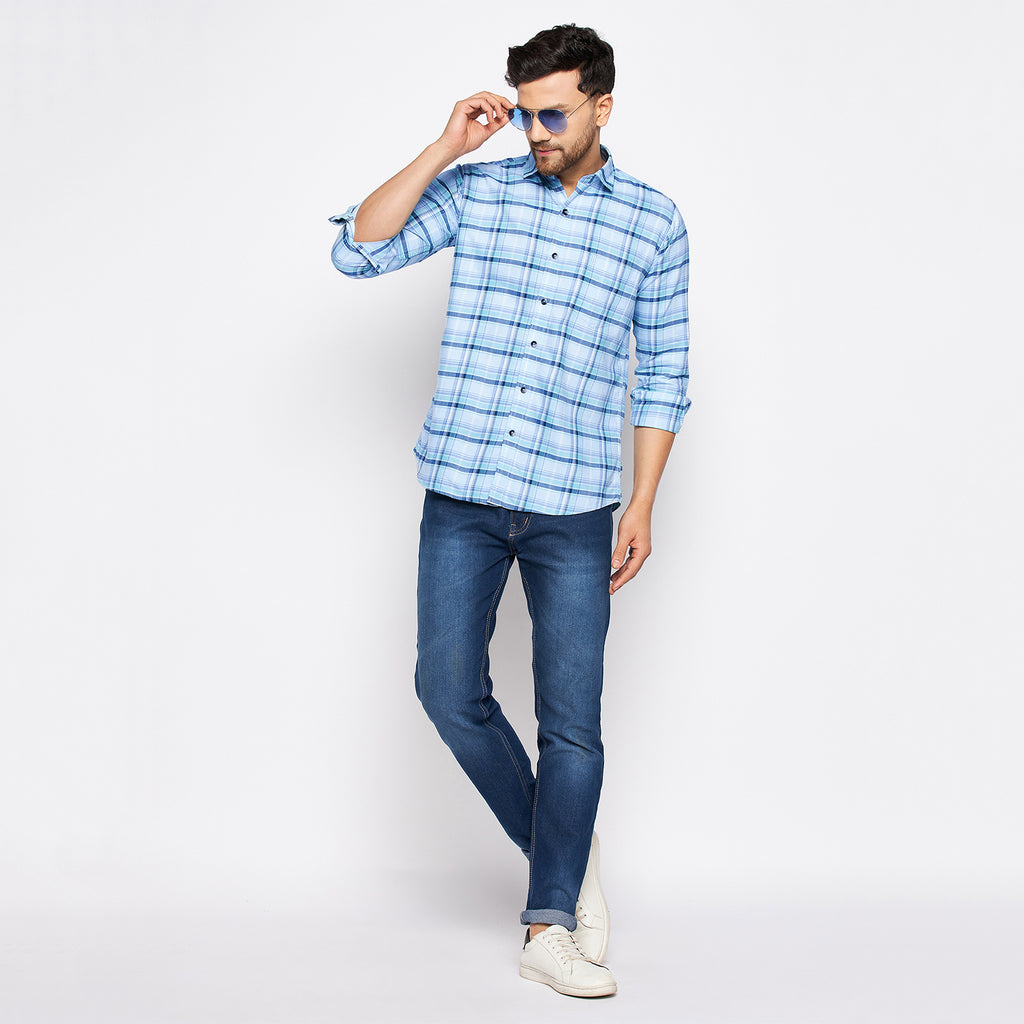 Duke Urban Men Full Sleeve Cotton Shirt (SDO8CKOI)