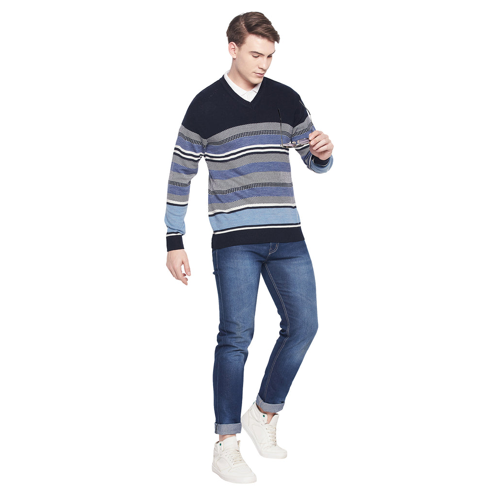 Duke Urban Men Full Sleeve V Neck Sweater (SDS2044)