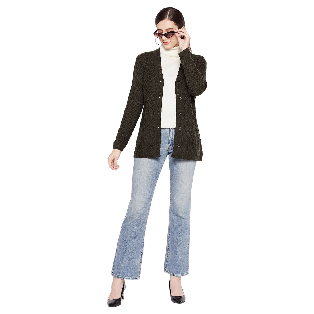 Duke Urban Women Full Sleeve Cardigan (SDS1068)