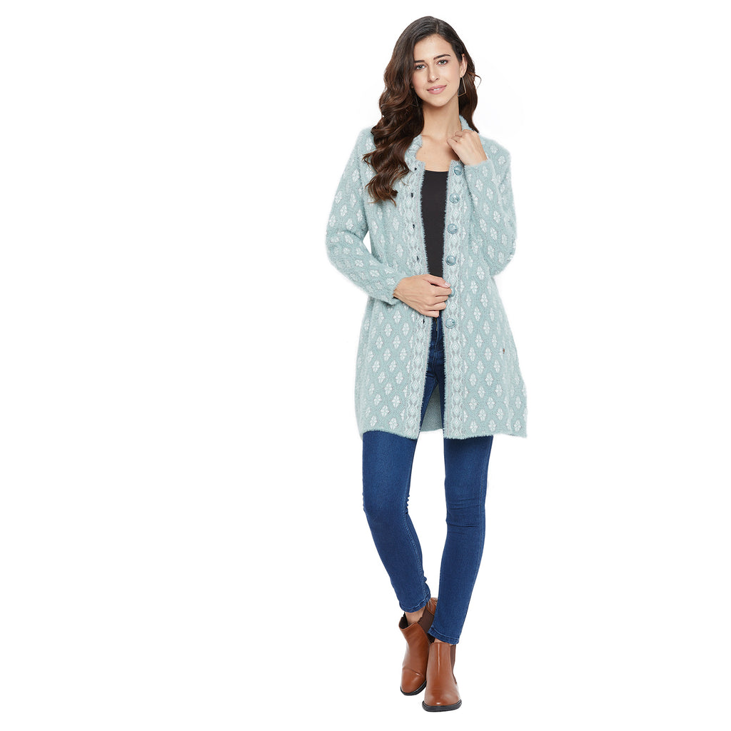 Duke Urban Women Full Sleeve Long Cardigan (SDS9651)