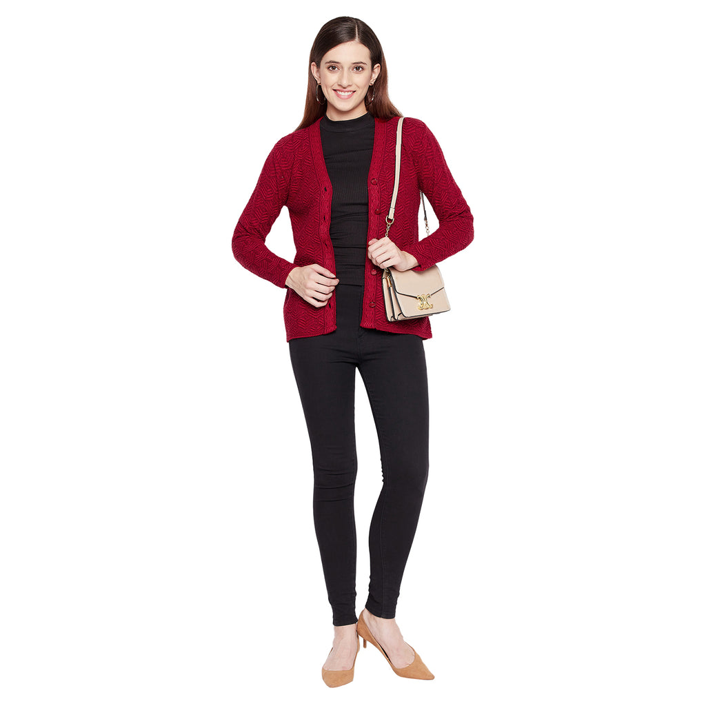 Duke Urban Women Full Sleeve Cardigan (SDS1061)