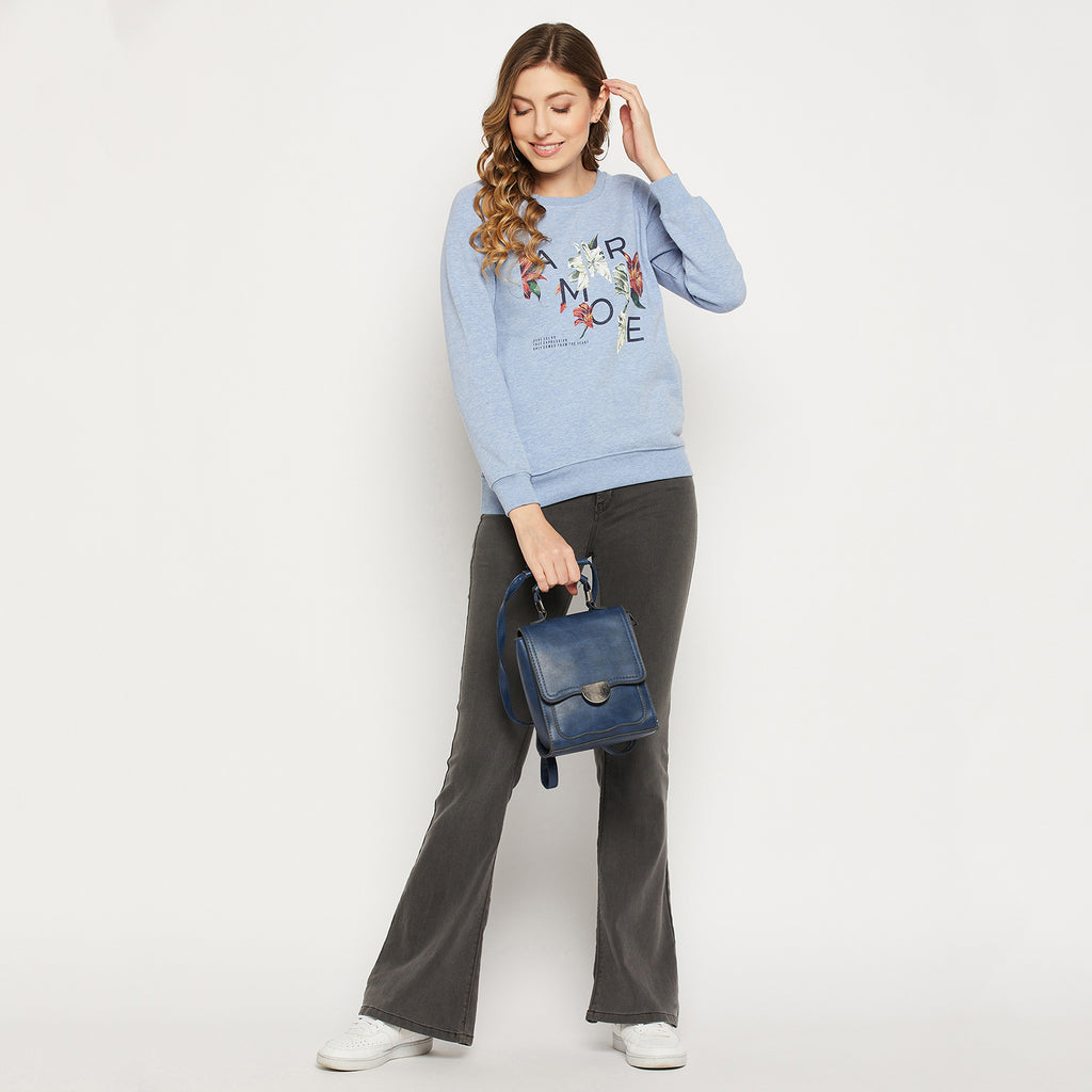 Duke Urban Women Full Sleeve Round Neck Sweatshirt (LFX861)