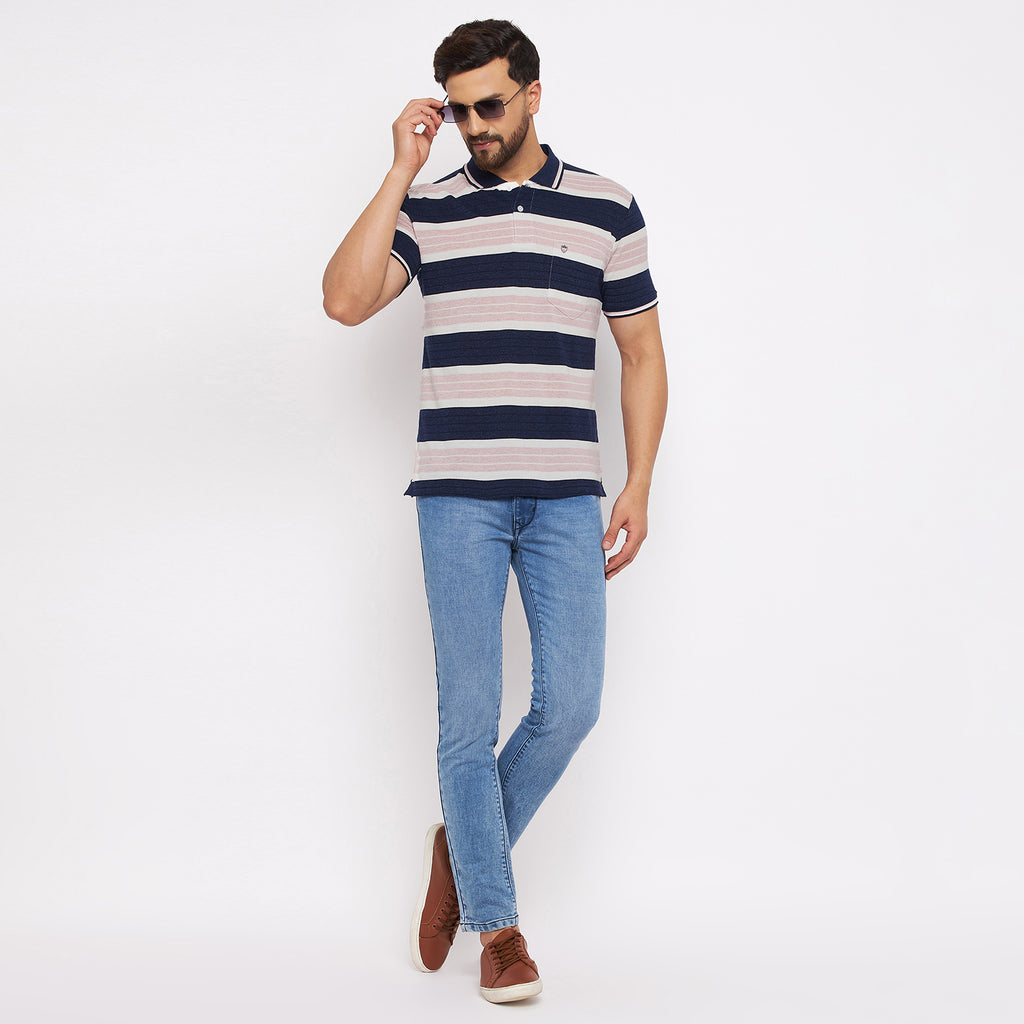 Duke Urban Men Half Sleeve Cotton T-shirt (LF5377)