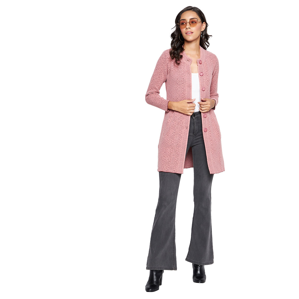 Duke Urban Women Full sleeve Round Neck Cardigan (SDS1092)