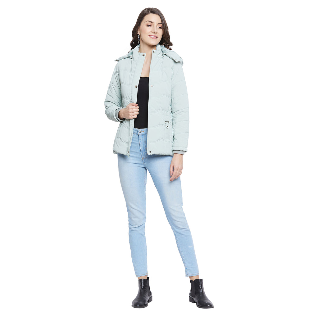 Duke Urban Women Full Sleeve Quilted Jacket (SDZ6713)