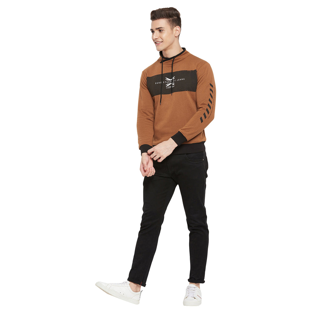 Duke Urban Men Cowl Neck Sweatshirt (LF3849)