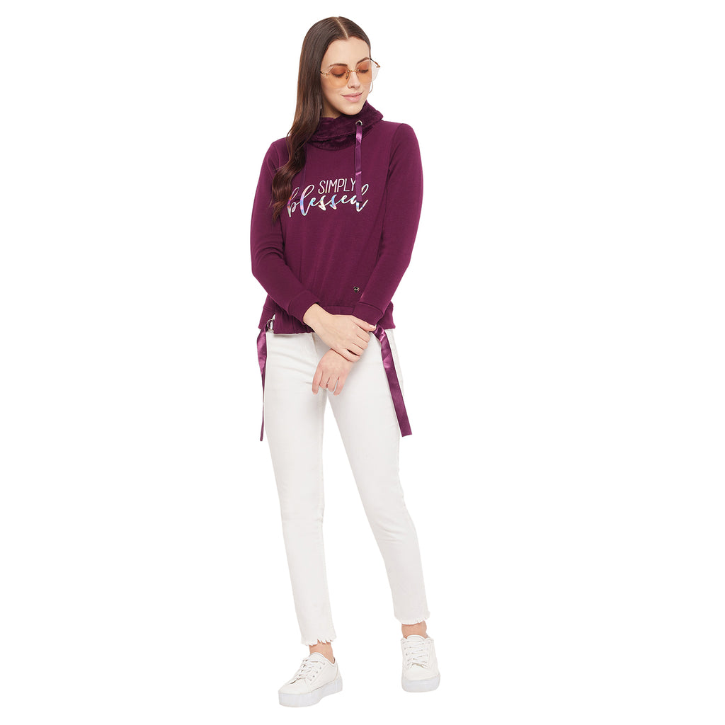 Duke Urban Women Cowl Neck Sweatshirt (LFX758)