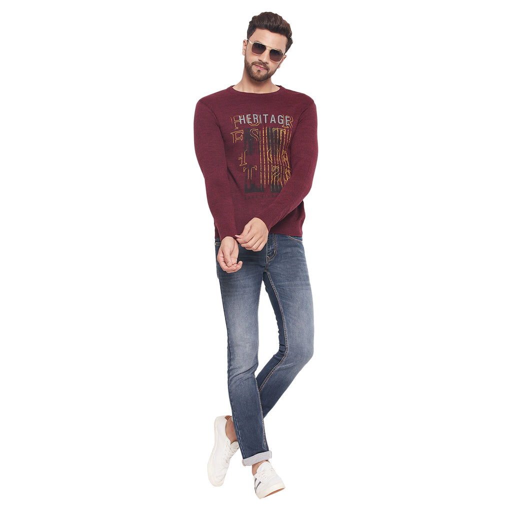 Duke Urban Men Full Sleeve Round Neck Sweater (MSDS8055)