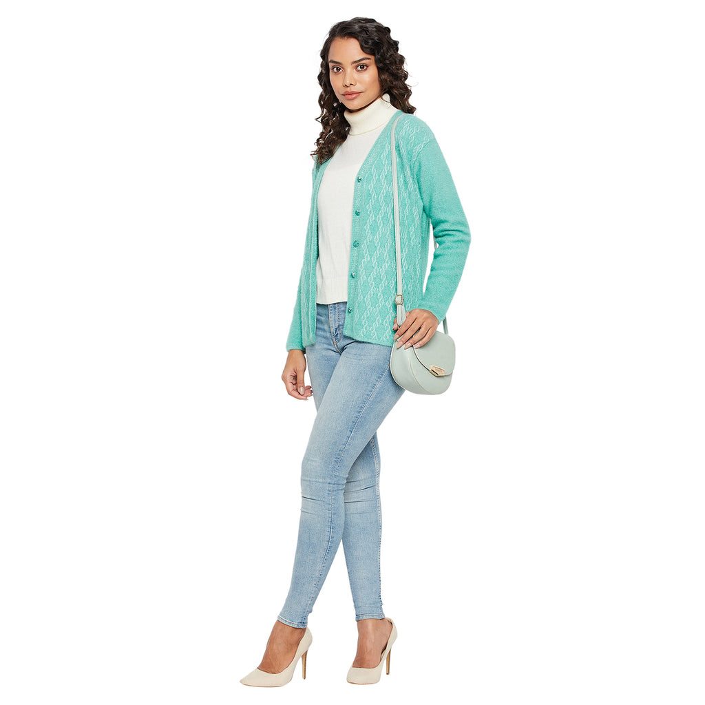 Duke Urban Women V Neck Cardigan  (SDS9725)