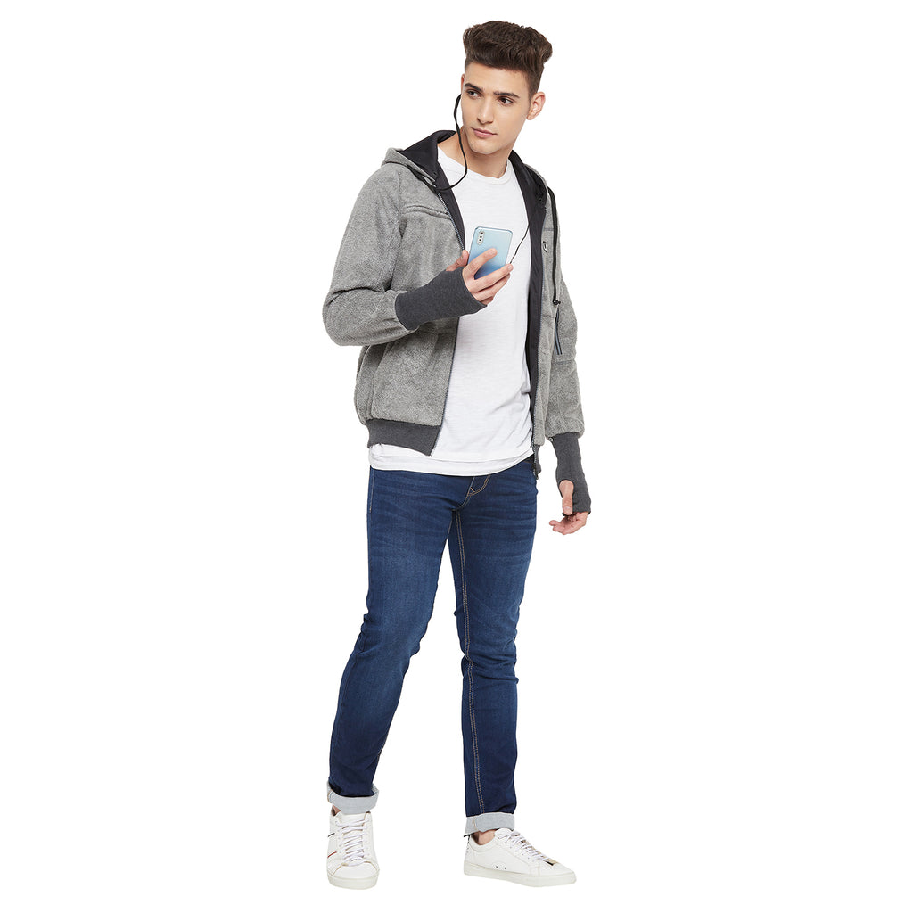Duke Urban Men Hooded Neck Sweatshirt (LF3883)