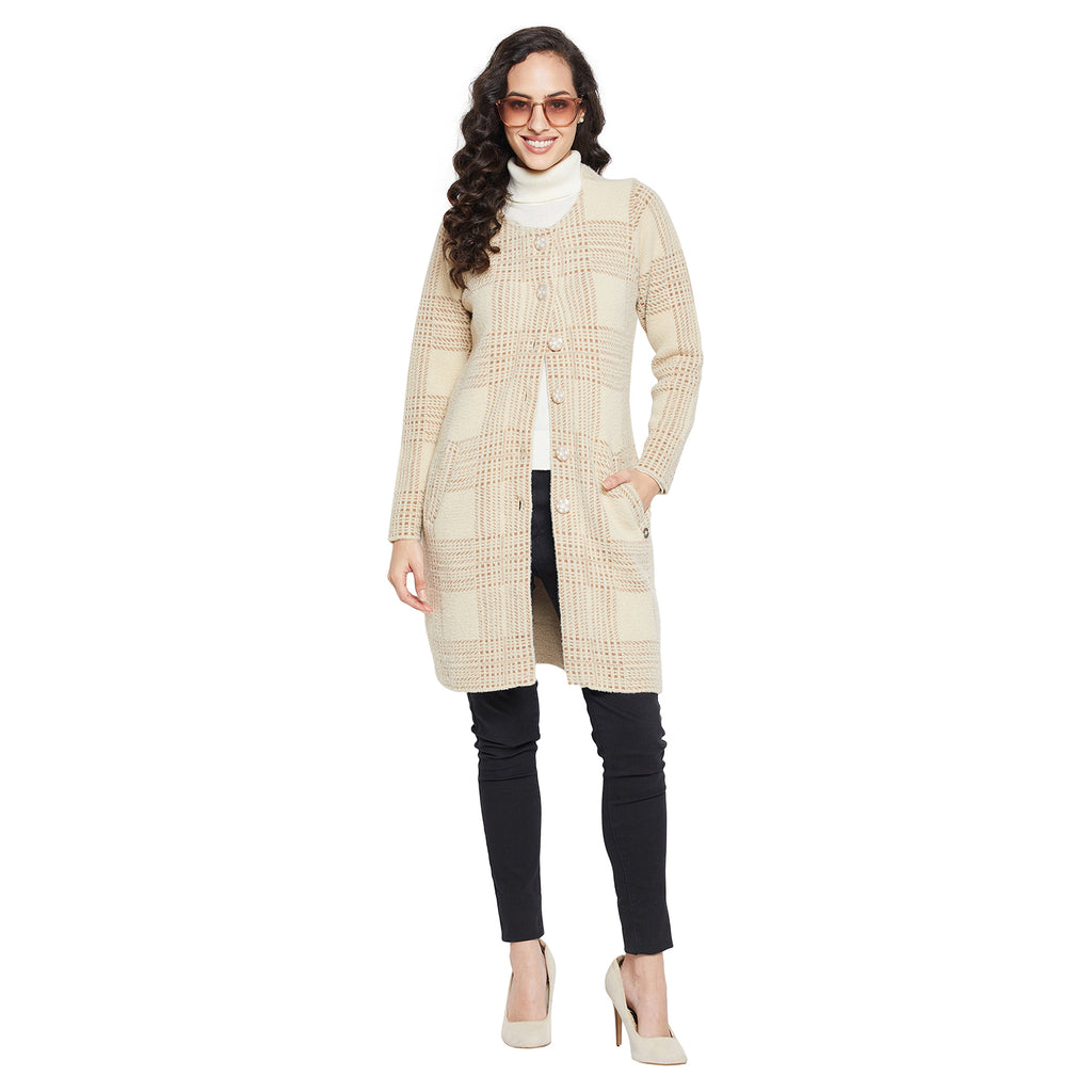 Duke Urban Women Full sleeve Round Neck Cardigan (SDS1099)