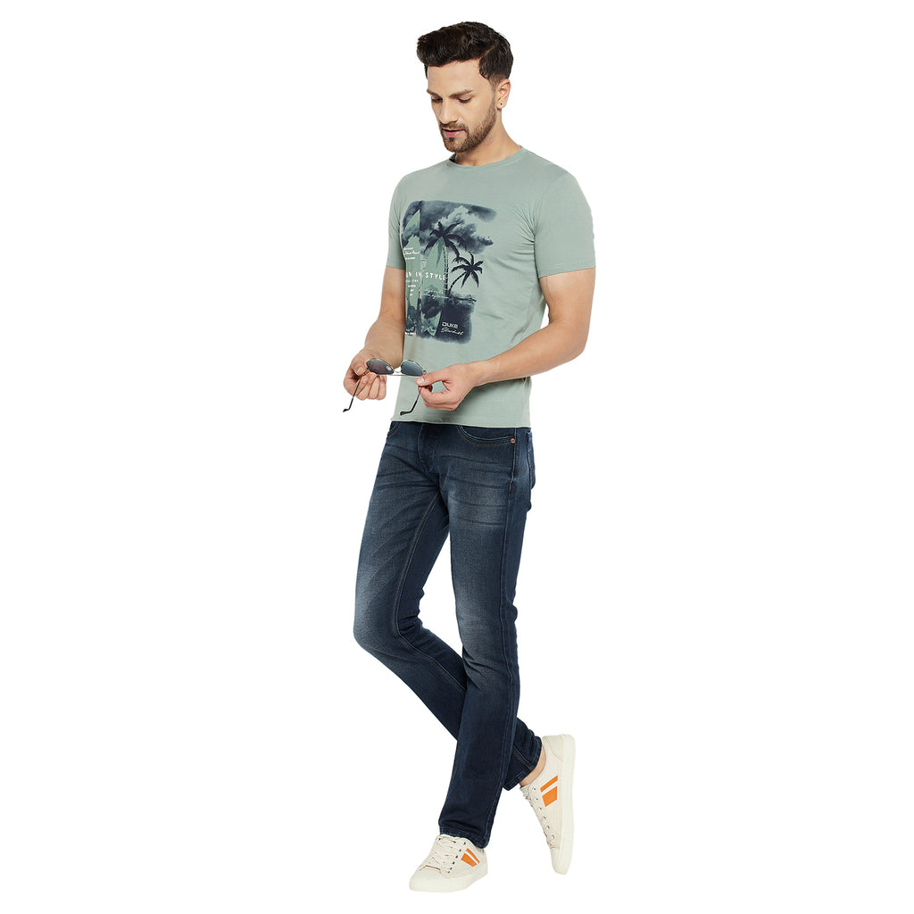 Duke Urban Men Half Sleeve Cotton T-shirt (LF5740)