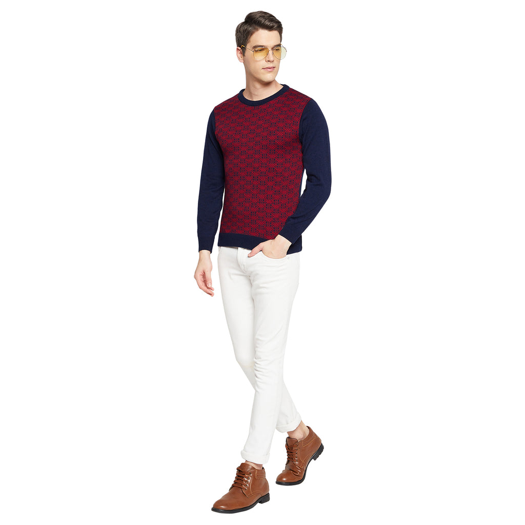 Duke Urban Men Full Sleeve Round Neck Sweater (SDS8087)