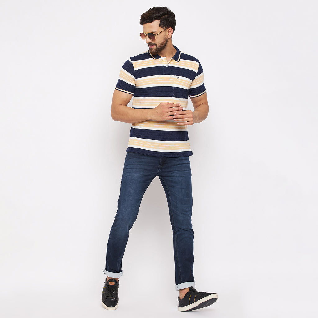Duke Urban Men Half Sleeve Cotton T-shirt (LF5377)