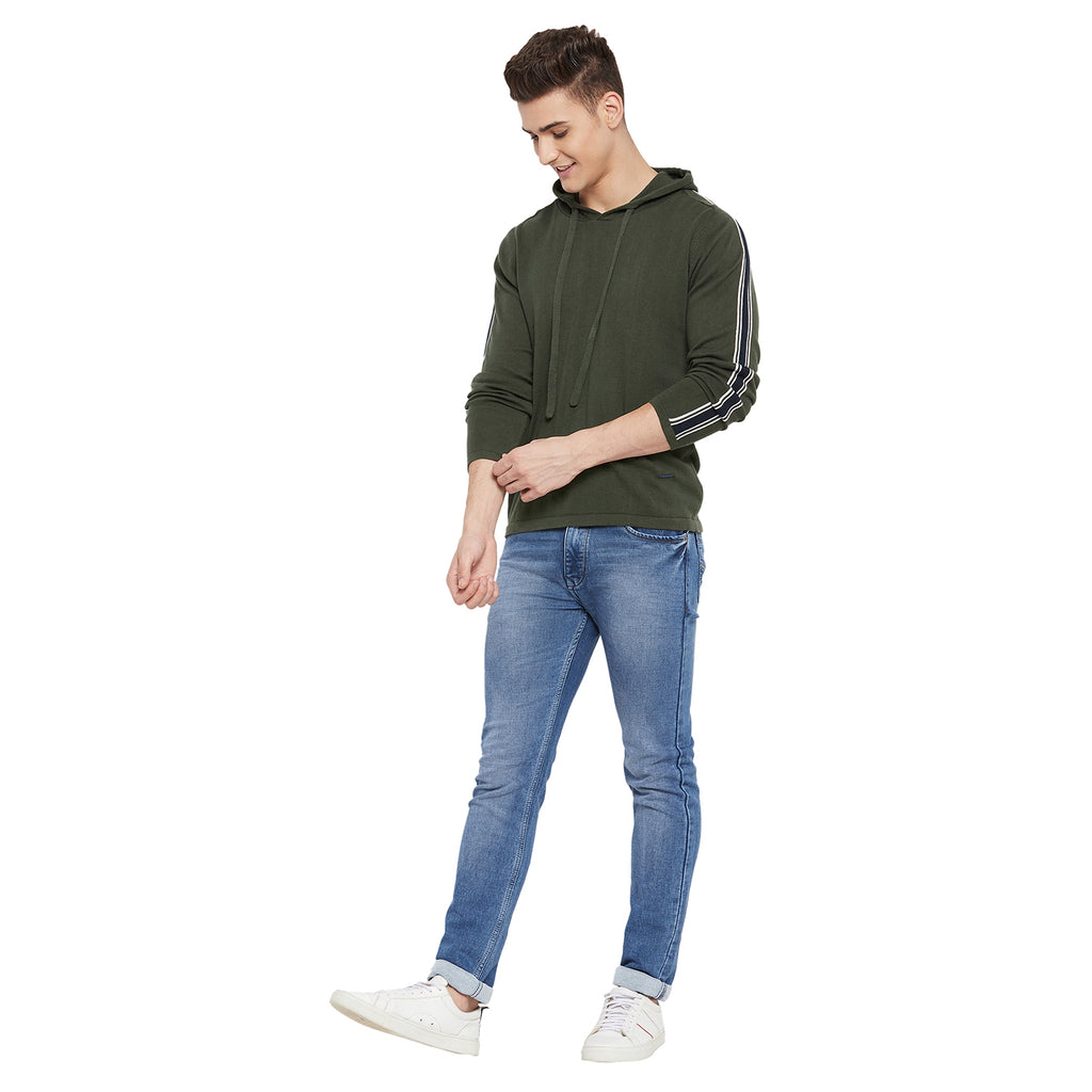 Duke Urban Men Full Sleeve Hooded Sweater (SDS700)