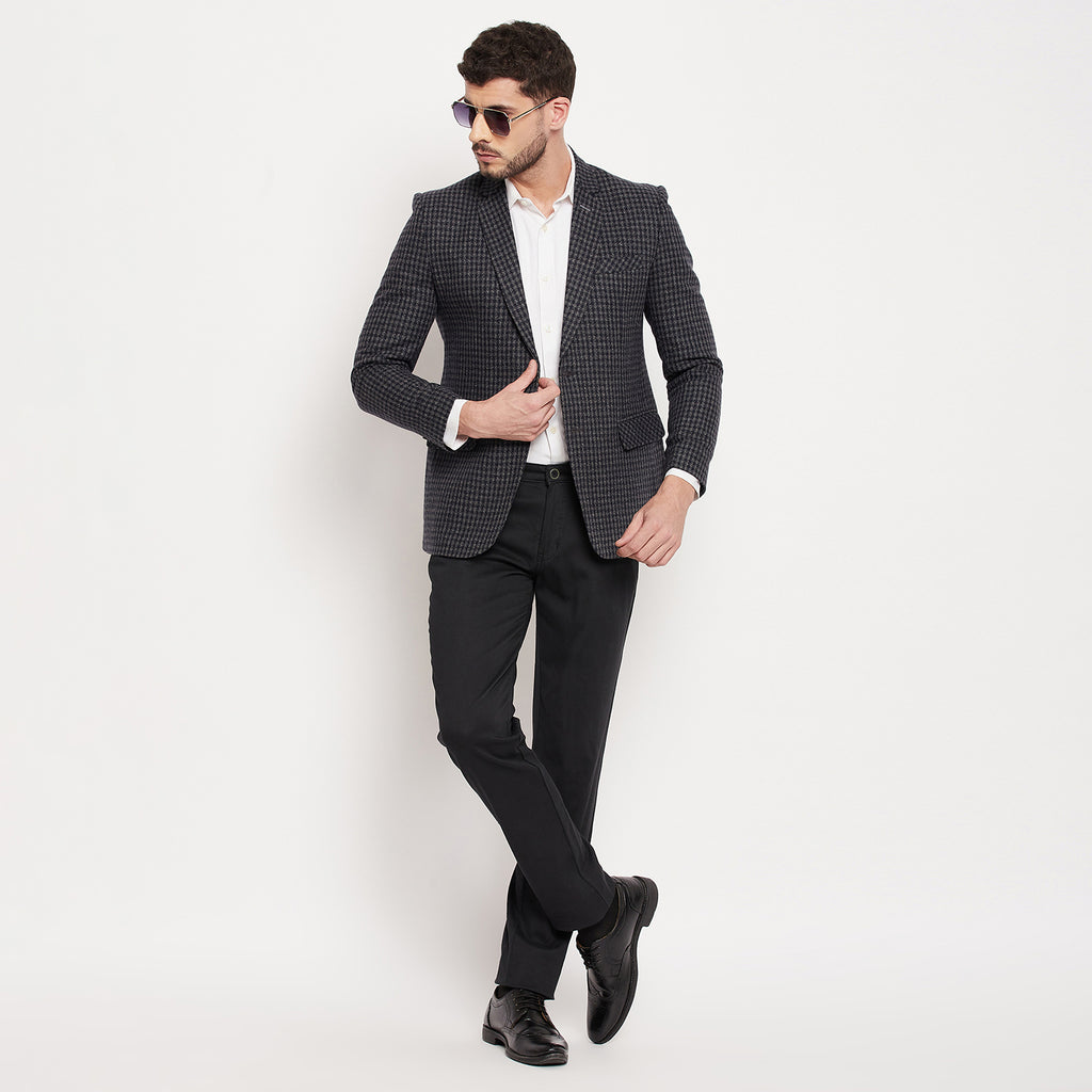 Duke Urban Men Full Sleeve Lapel Neck Coat (SDZ934)