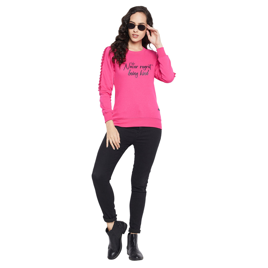 Duke Urban Women Full Sleeve Round Neck Sweatshirt (LFX833)