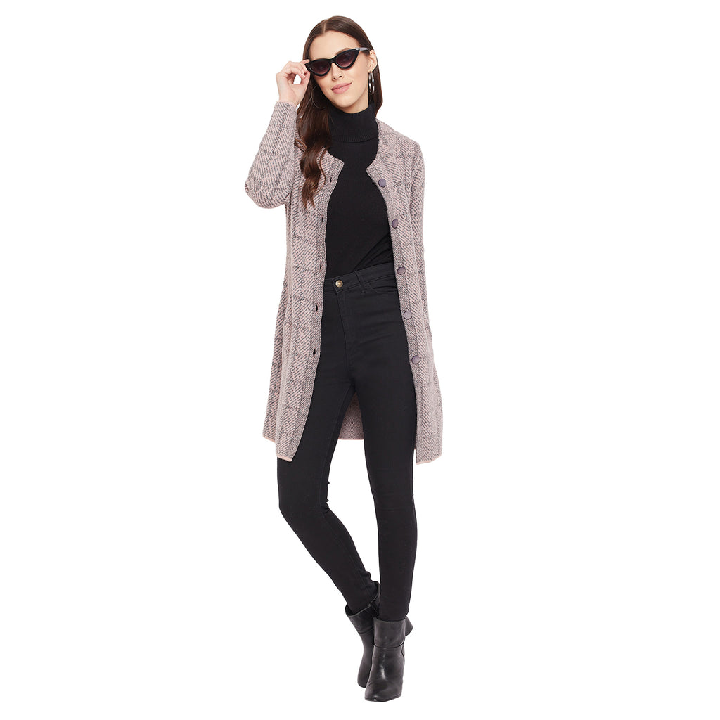 Duke Urban Women Full Sleeve Long Cardigan (SDS9639)