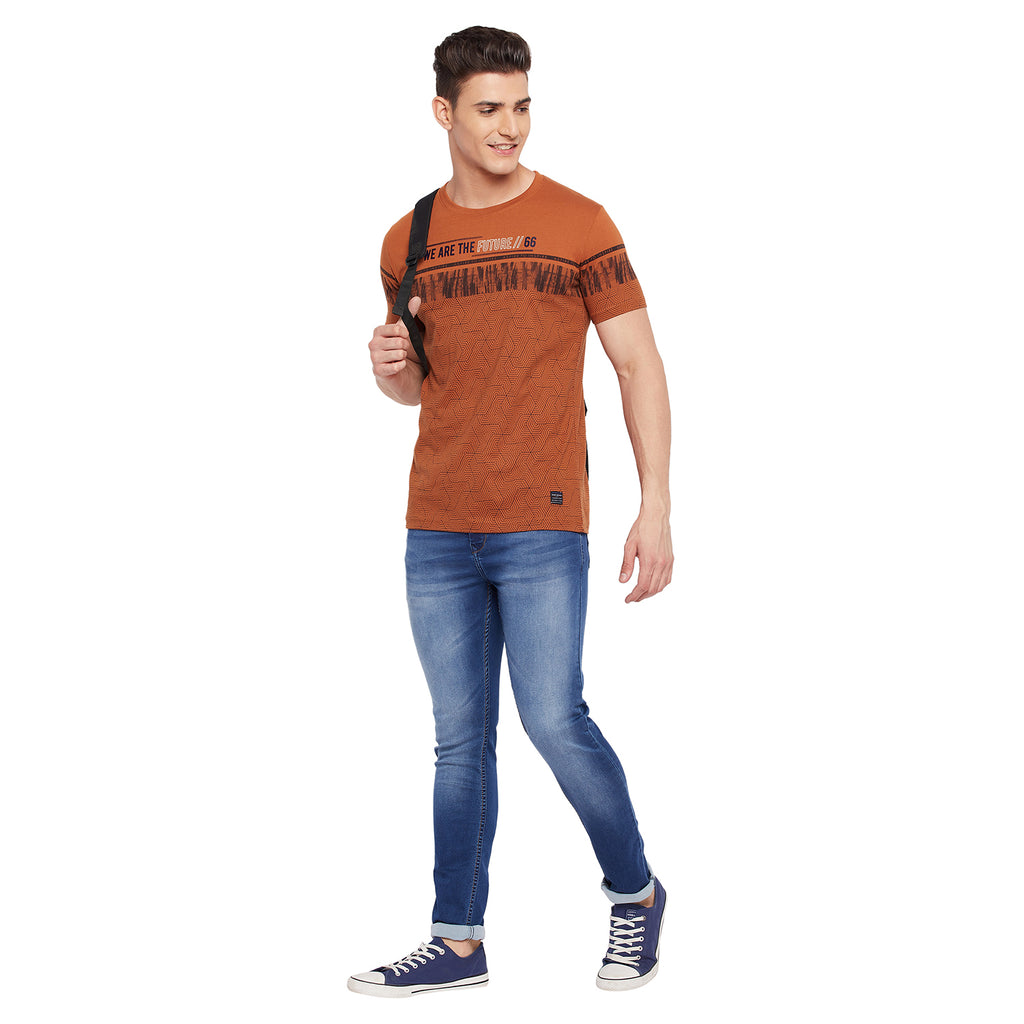 Duke Urban Men Half Sleeve Cotton T-shirt (LF5257)