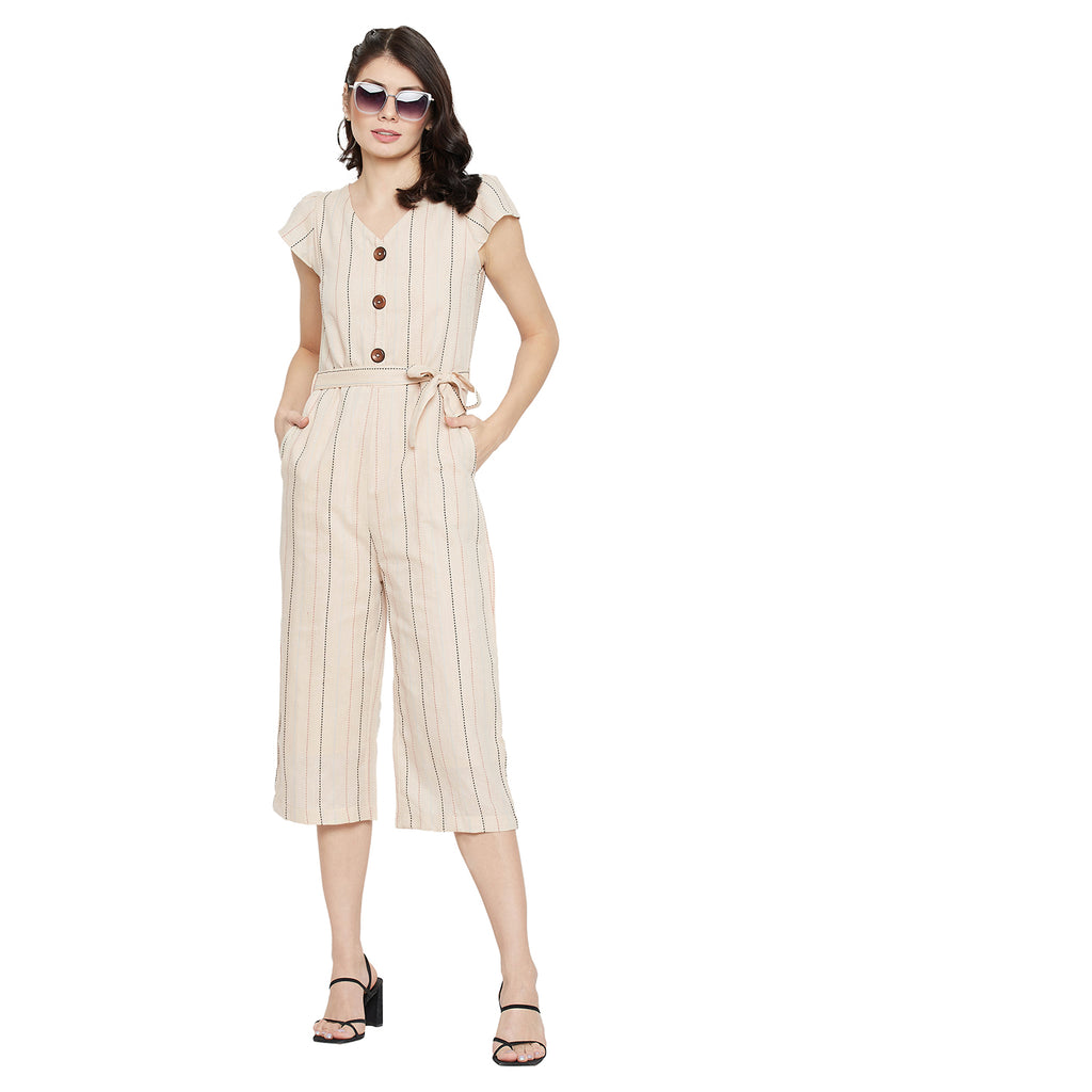 Duke Urban Women Striped Jumpsuit (SDX3501)