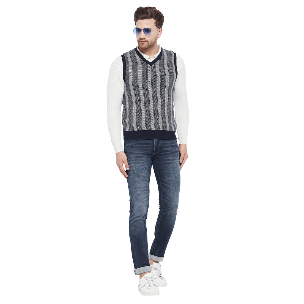 Duke Urban Men Sleeveless Reversible Sweater (SDS717)